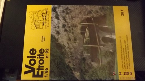 Revue voie etroite n 92 - revue, n°92