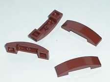 4 x LEGO RedBrown Slope brick ref 93273 /Set 75058 75059 10226 70413 79008 79012