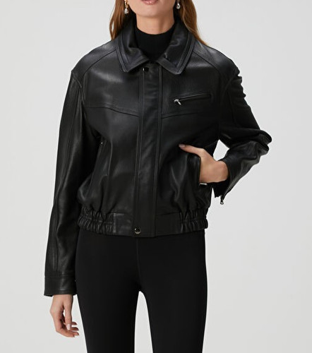 Veste cuir femme - veste,