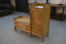 Meuble d'entrée en chêne par