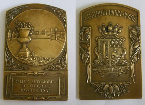Medaille plaque bronze - medaille, en