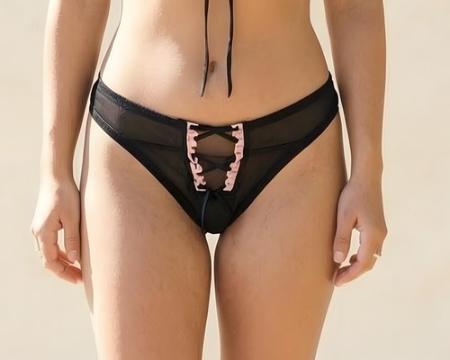 String noir transparent - noir, en