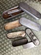 4 boites metal  alu médical autoclave . Aiguille Et Seringue laboratoire