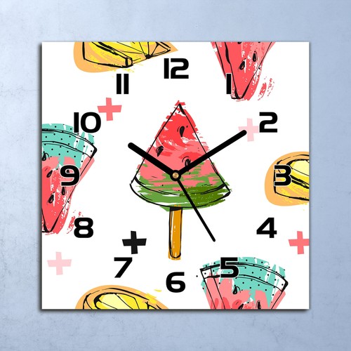 Horloge murale design - design, en