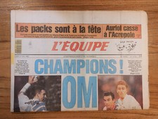 L'Equipe 31 mai 1993, OM