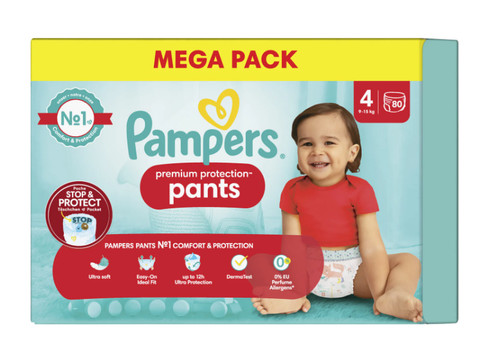 Pack couches pampers pants - 80,