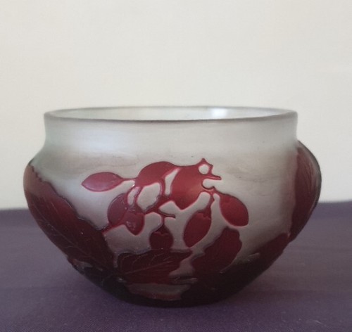 Ets gallé vase pansu en - vase,