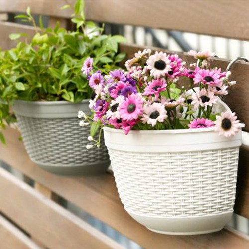 Pot fleurs semi circulaire - fleurs, semi-circulaire