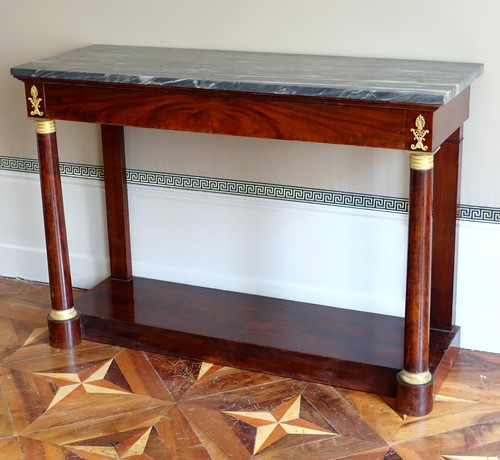 Console acajou boronze - en,