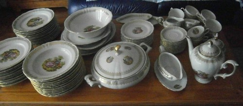 Service table porcelaine - de, de