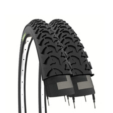 2 Pneus Noirs Vélo Vtt 26 X