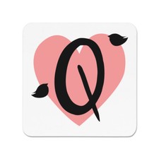 Lettre Q Cœur Alphabet Magnétique De Frigo - Saint Valentin