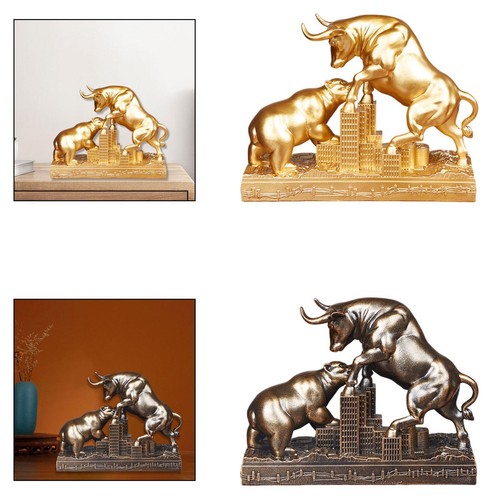 Statue taureau ours - et, d'ours