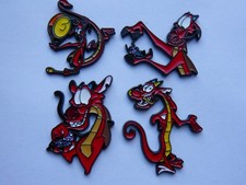 4  pins  BD MULAN MUSHU  NEUF