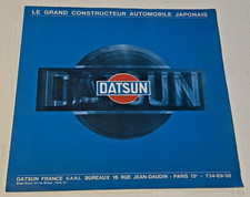 Brochure de Vente DATSUN Le Grand Constructeur Automobile - Non Daté - Bel Etat
