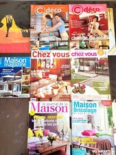 Lot de magazines Maison Déco et Bricolage