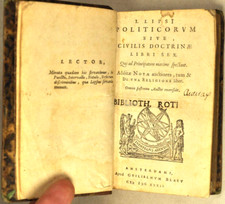 JUSTE LIPSE LIPSI POLITICORUM