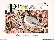AJXP10-0990 - ANIMAUX - Pigeon ramier - prunus