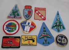 LOT DE  10 PATCHS ARMÉE DE L'AIR  INSIGNE  PATROUILLE  MIRAGE 2000 ...
