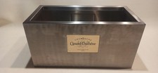 Ancien Seau / Bac Champagne Canard Duchêne 43,5 cm Long Inox brossé