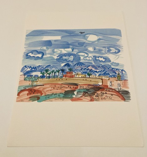 Lithographie raoul dufy - dufy,