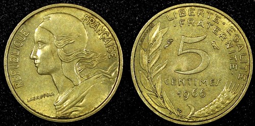 France aluminum bronze - 1966, 5