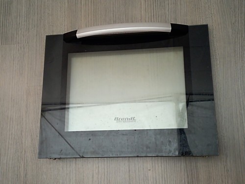 Porte vitre verre - verre, poigné
