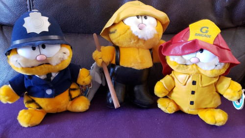 Garfield plush lot 3 - lot, of