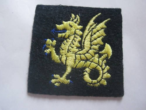 Ancien ecusson tissu commando - ecusson,