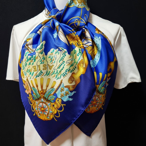 Rare vintage foulard soie - foulard, en