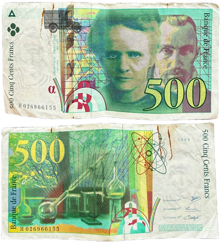 500 francs france - (1994),