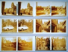 10 PHOTOS STÉRÉOSCOPIQUES SUR PLAQUES DE VERRE 6x13 - VOIR DETAILS