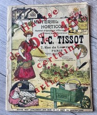 Rare Ancien Catalogue complet Matériel Horticole Jardinage Tissot - Paris 1926