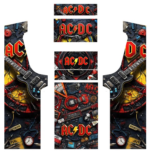 Stickers acdc pour borne - acdc,