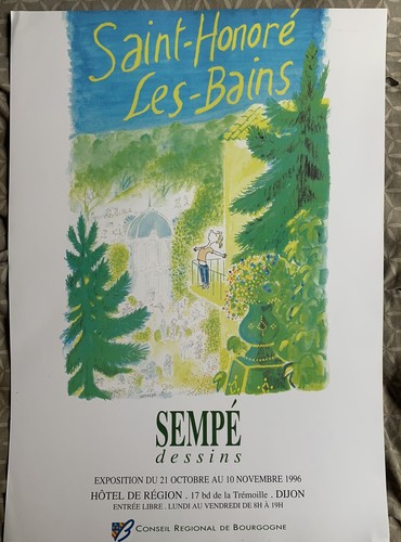 Affiche sempé saint - affiche, sempÉ.saint-honorÉ