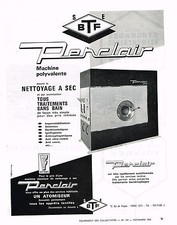 PUBLICITE ADVERTISING 1965 BTF PENCLAIR nettoyage à sec machine polyvalente