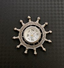 Vintage Compas Marin Boussole Décoratif Barre de Navire Voilier Nautique 4 cm