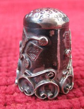 DE ANCIEN METAL ARGENTE / dé