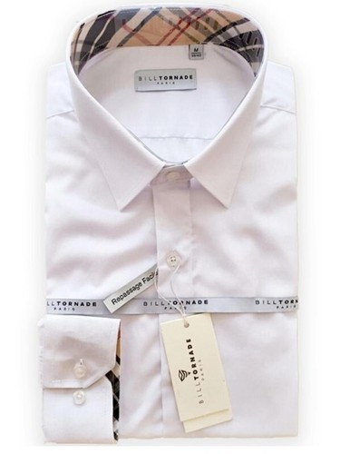 Chemise blanche slim col - slim, à