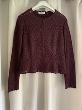 Cardigan Zippé Georges Rech Cachemire Dentelle L