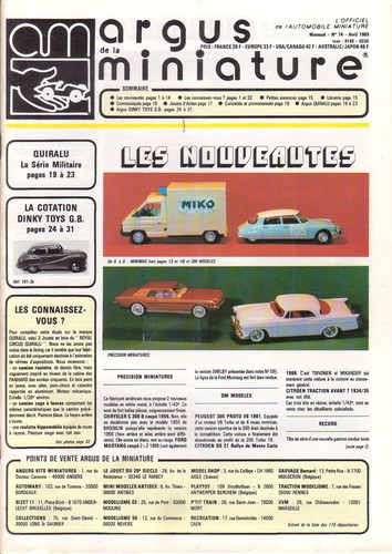 Argus miniature 74 - de, n°