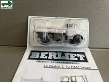 Voiture miniature Camion Berliet L 62 RM3 benne Hachette 1/43