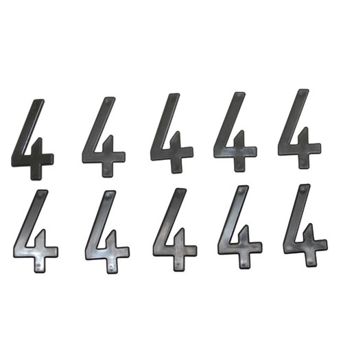 Chiffre plaque tiflex alu - plaque,