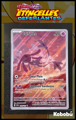 Carte pokémon créfollet - carte,