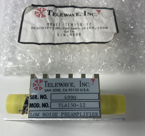 Telewave inc vhf - 132-174, mhz