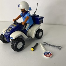 Playmobil 3655 City Action Policier / Quad Jouet Ancien 2004
