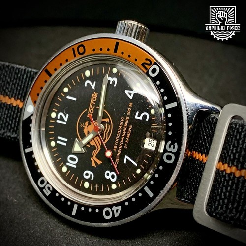 Scuba mec orange vostok - mec,