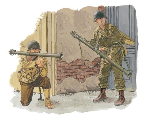 Bazooka set diorama 6 kit - bazooka, 1:6