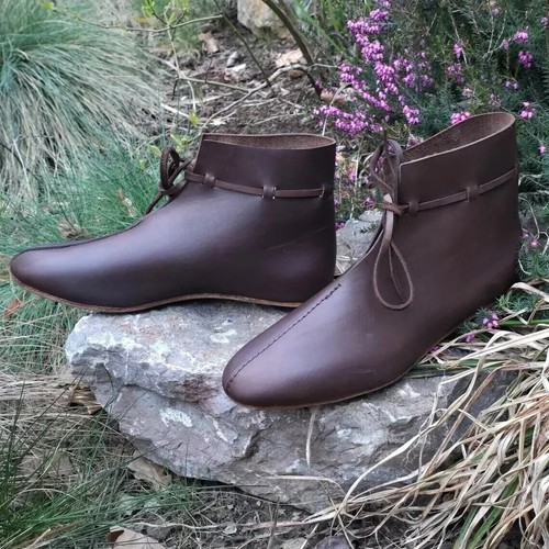 Bottes médiévales cuir - cuir, |
