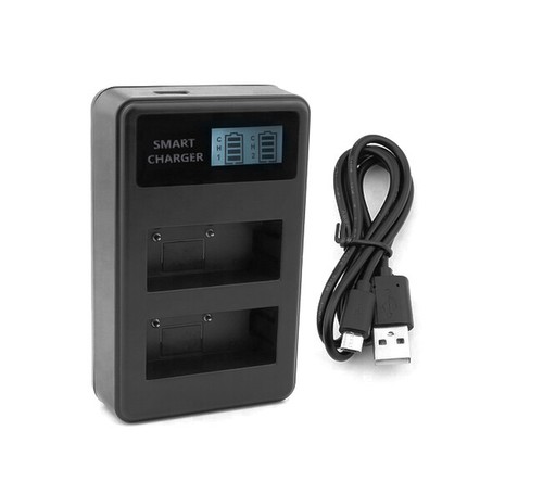 Lcd duo chargeur pour - duo, 2x